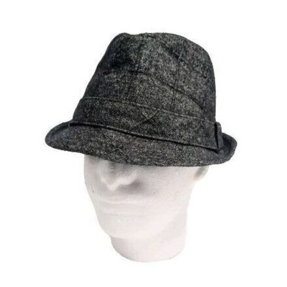Angela & William Fedora Hat Small Wool Blend Gray / Grey Unisex S - Picture 2 of 10